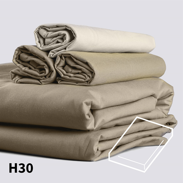 dommelin katoen satijn hoeslaken