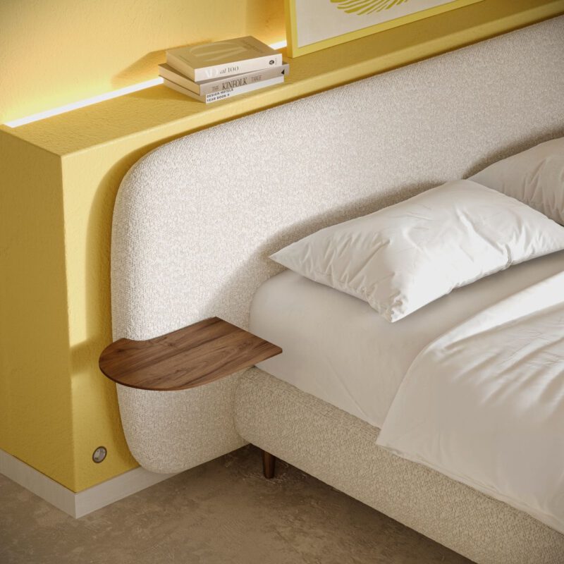 Revor mars bospring hoofdbord detail